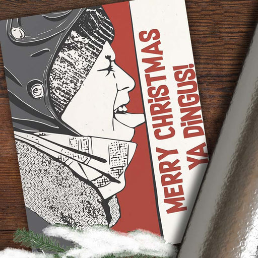 Merry Christmas Ya Dingus Christmas Story Greeting Card