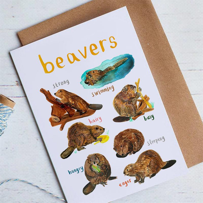 Beavers Greeting Card