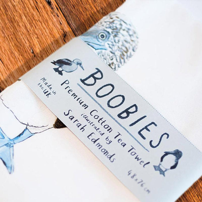 Booby Bird Fowl Language Dish Towel