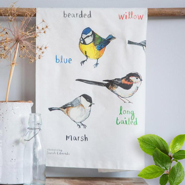Tit Bird Fowl Language Dish Towel