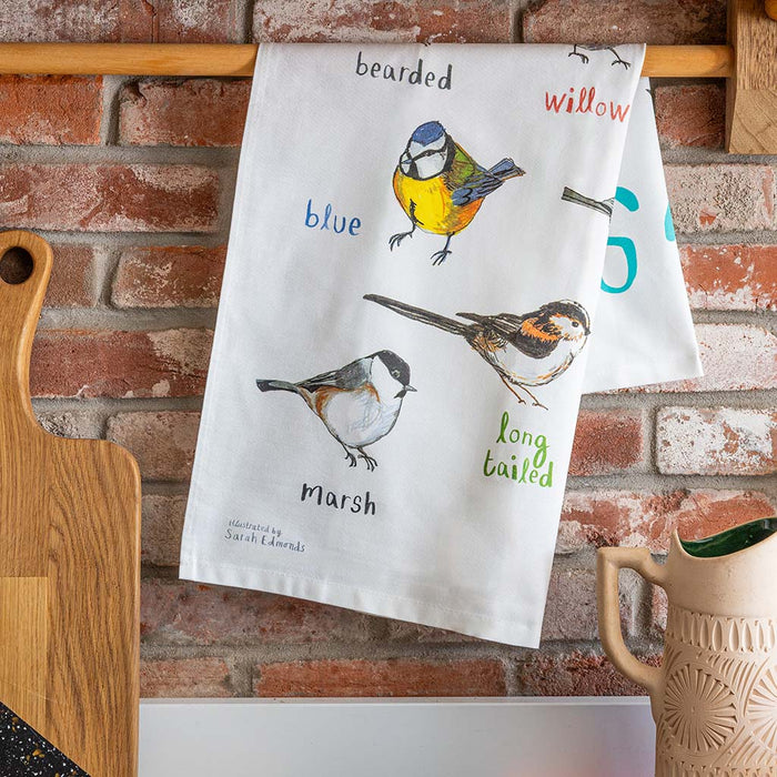 Tit Bird Fowl Language Dish Towel