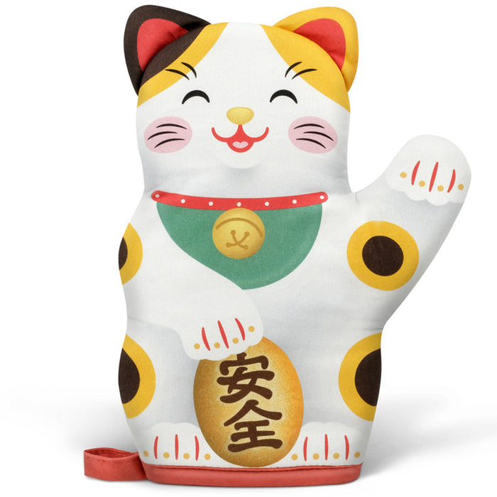 Feline Lucky Cat Oven Mitt