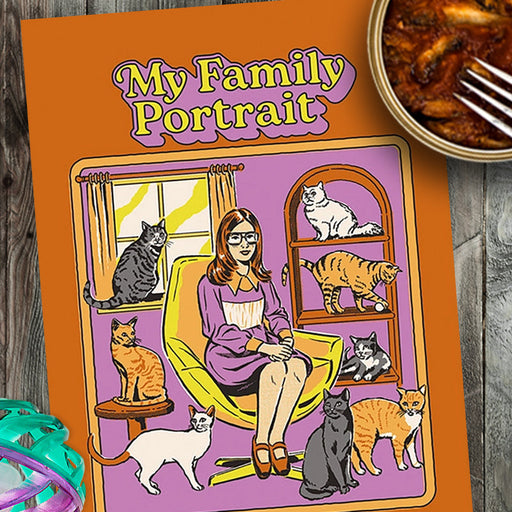 My Family Portrait Greeting Card