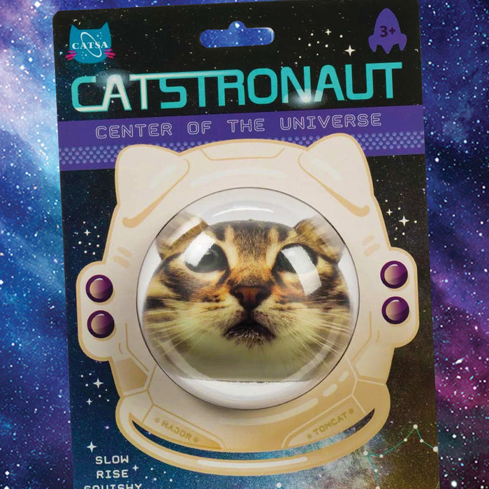 Catstronaut Slow-Rise Squishy Ball