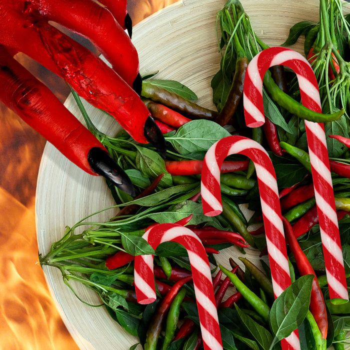 Dante's Inferno Candy Canes