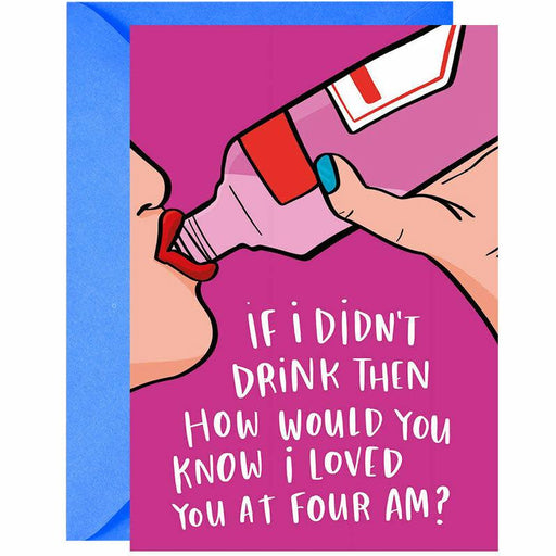 Drunk Dialing At Four AM Relationship Card