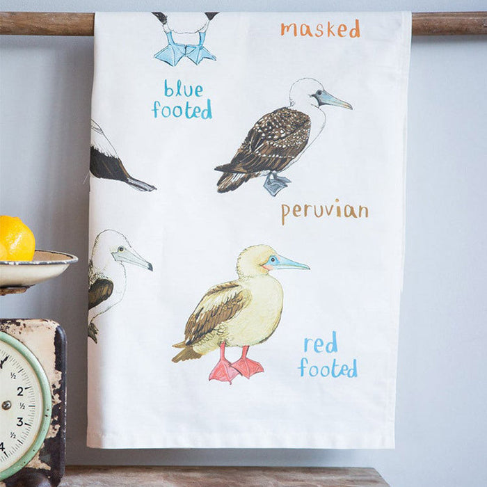 Booby Bird Fowl Language Dish Towel