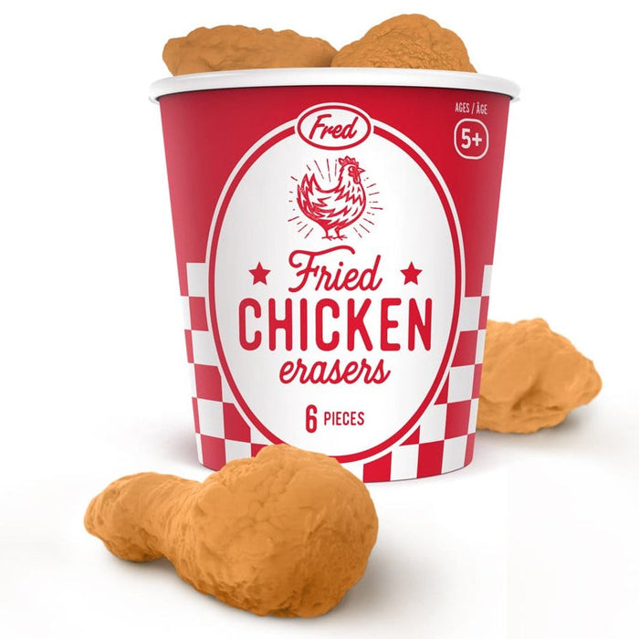 Bucket of Fried Chicken Erasers