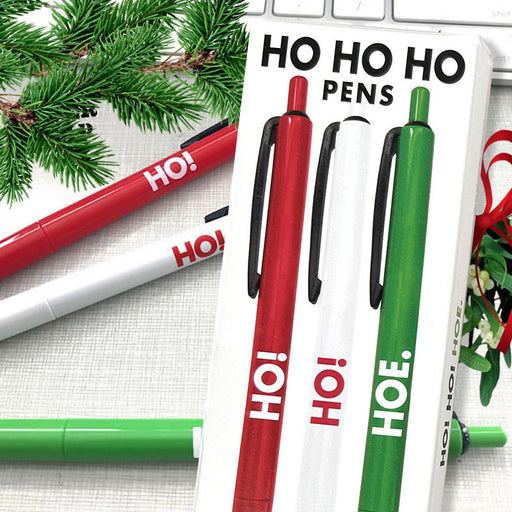 Ho! Ho! Hoe. Christmas Pen Set