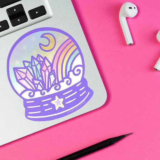 Holographic Crystal Ball Fortune Teller Sticker