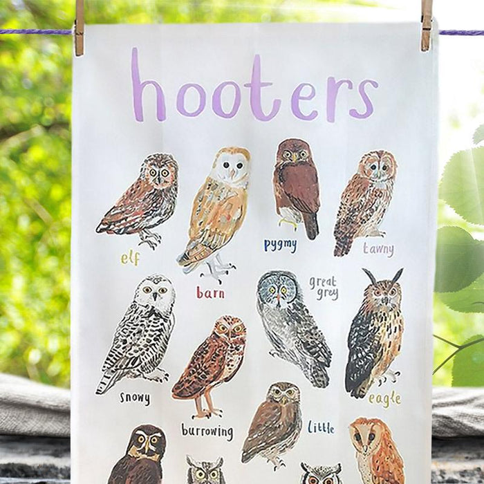 Hooters Dirty Pun Owl Dish Towel