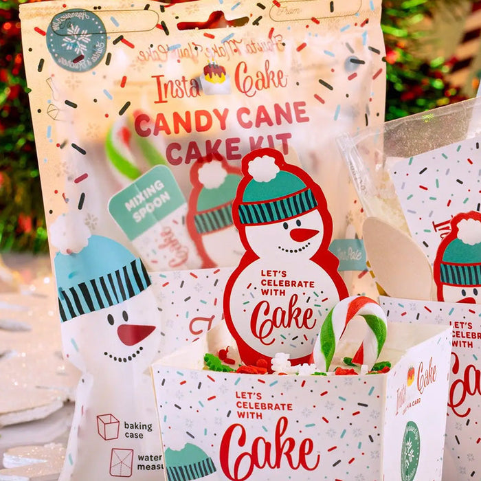 Candy Cane Cake Kit