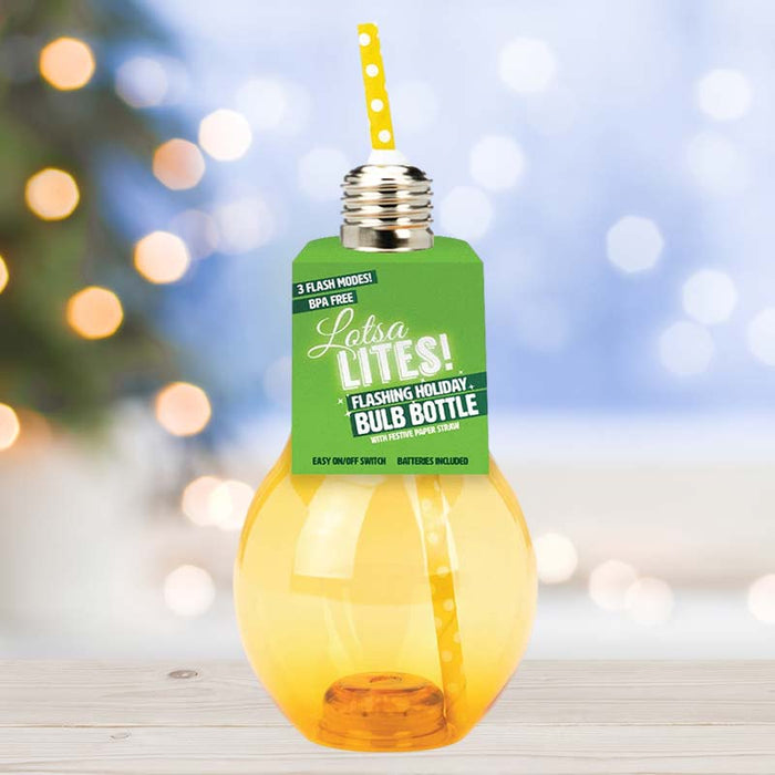 Lotsa LITES! Flashing Holiday Beverage Bulb