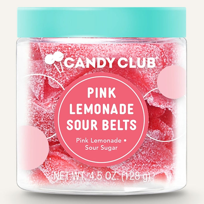 Pink Lemonade Sour Belt Gummy Candy