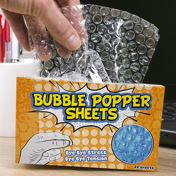 Bye Bye Stress Bubble Wrap Sheets