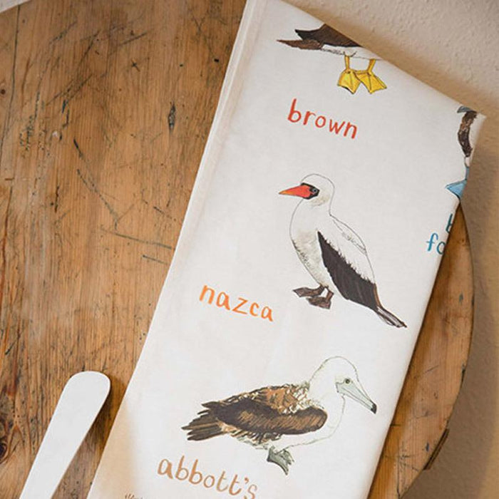 Booby Bird Fowl Language Dish Towel