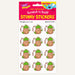 Right On! Pineapple Scented Retro Scratch 'n Sniff Stinky Stickers