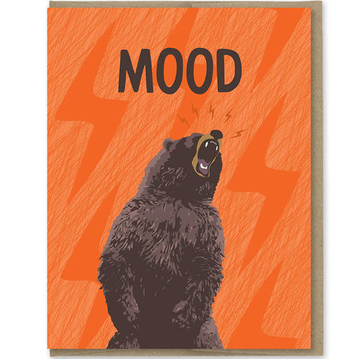 Angry Bear Mood Card