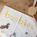 Booby Bird Fowl Language Dish Towel