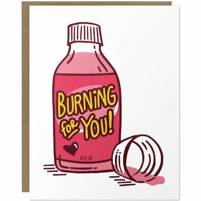 Burning For You Relationship Card