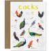 Cocks Dirty Bird Pun Greeting Card