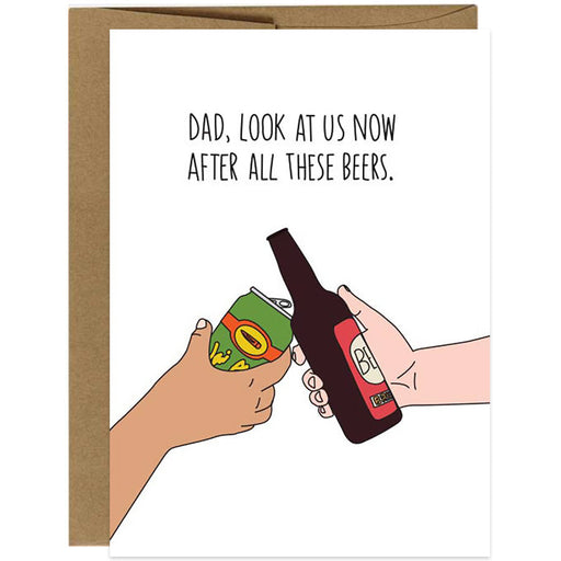 Dad, After All These Beers Greeting Card