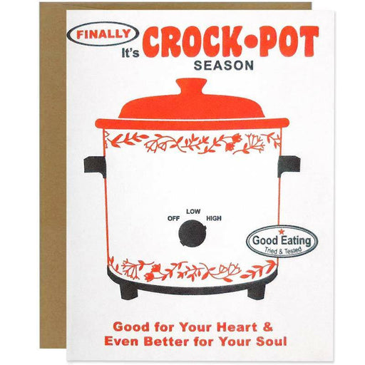 Finally It's Crock-Pot Season Holiday Card