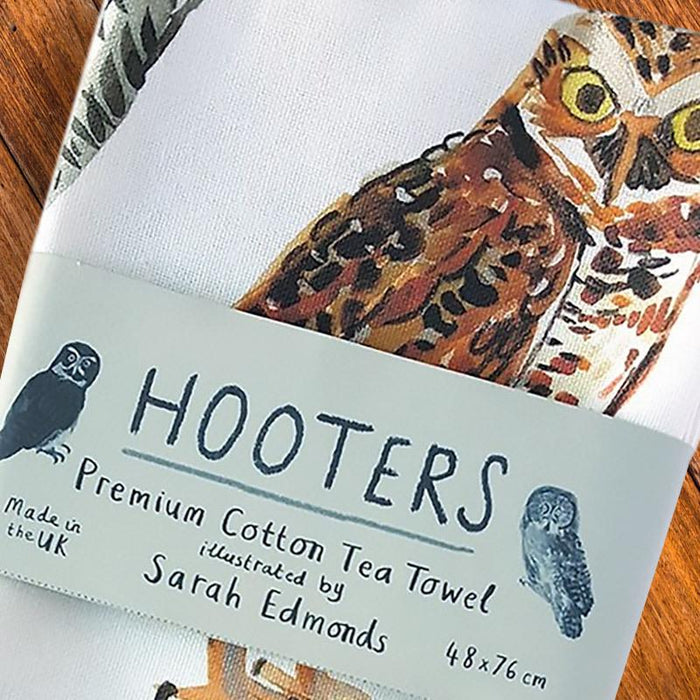Hooters Dirty Pun Owl Dish Towel