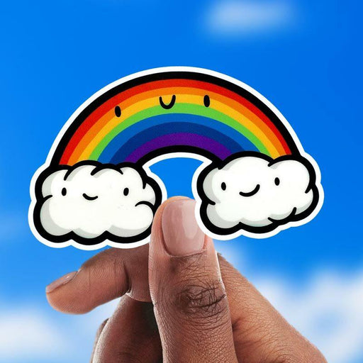 Kawaii Rainbow Cloud Sticker