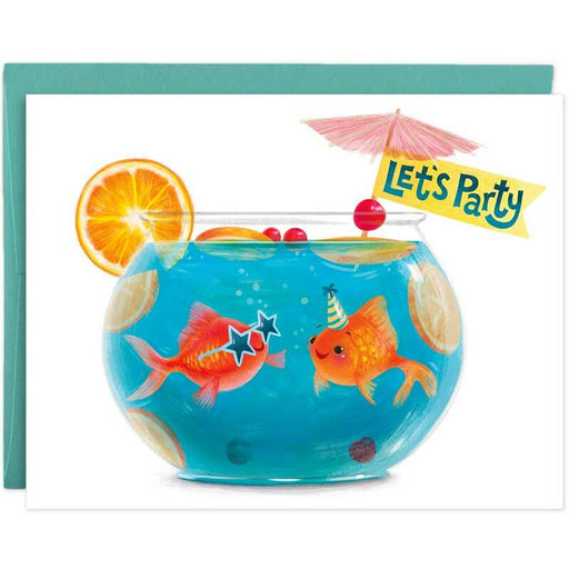 Let's Party Tiki Punch Bowl Celebration Card