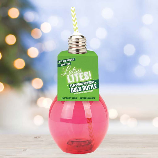 Lotsa LITES! Flashing Holiday Beverage Bulb