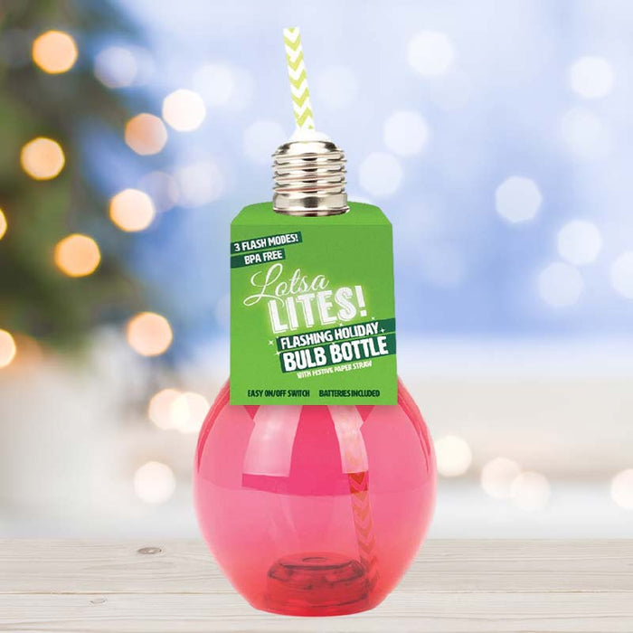 Lotsa LITES! Flashing Holiday Beverage Bulb