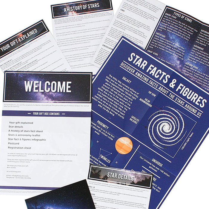 Name A Star Deed Certificate