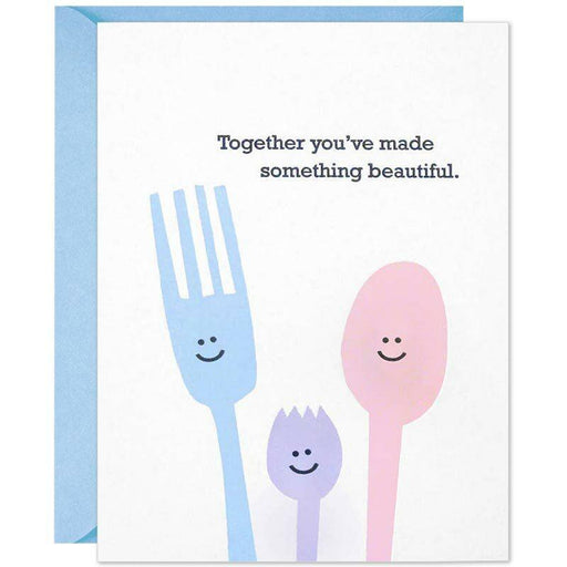 New Baby Spork Greeting Card