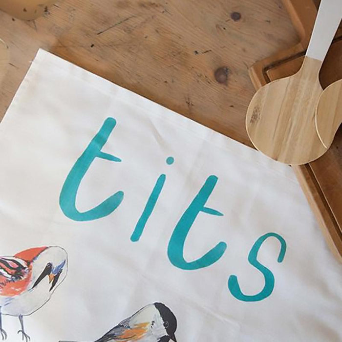 Tit Bird Fowl Language Dish Towel