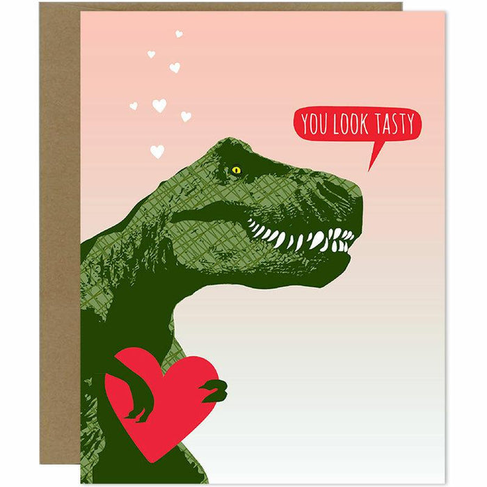 You Look Tasty T-Rex Relationship Card