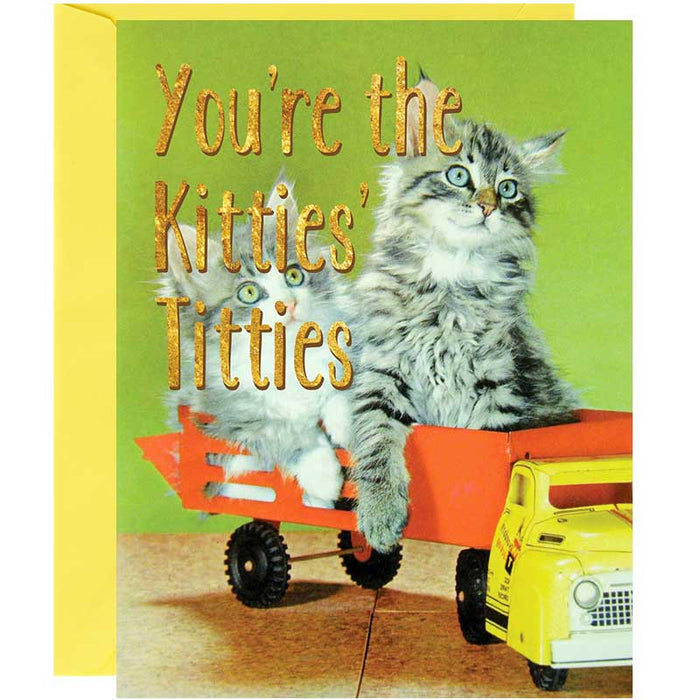 You're The Kitties' Titties Friendship Card